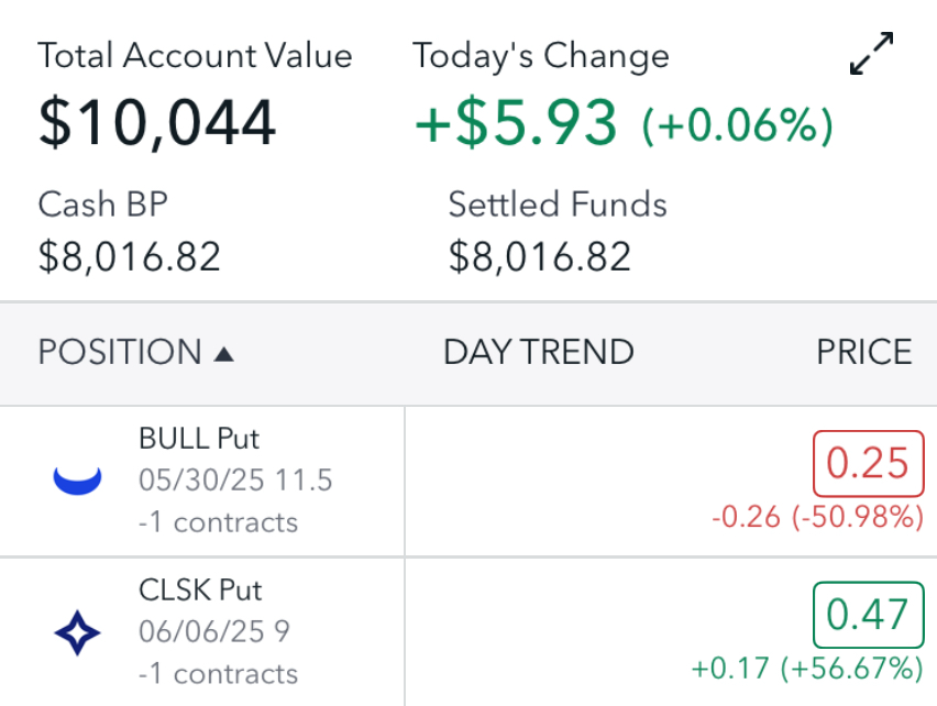 Grow $10,000 Using Options Trading - Week 4 Update